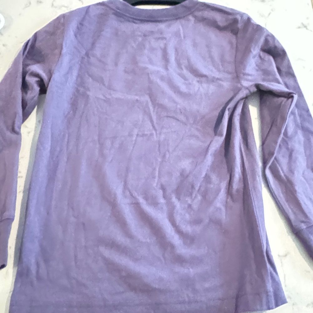 Nike Little Boys Futura Printed T-shirt size 7 Long Sleeve T-shirt Canyon Purple - Picture 5 of 8